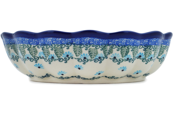 Scalloped Fluted Bowl 8"