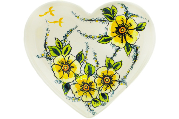 Heart Shaped Platter 10"
