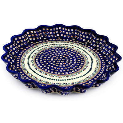 Fluted Pie Dish 13"