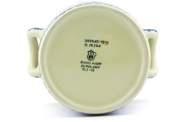 Jar with Lid and Handles 9"