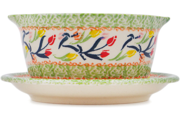 Bouillon cup with saucer