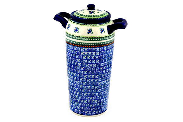 Jar with Lid and Handles 14"