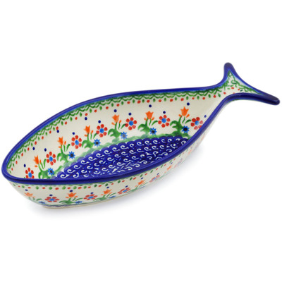 Fish Shaped Platter 11"