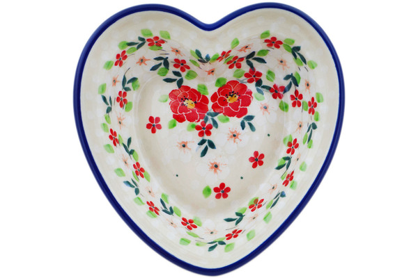 Heart Shaped Bowl 6"