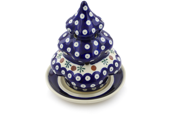 Christmas Tree Candle Holder 7"