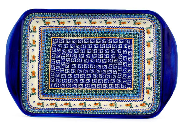 Rectangular Baker with Handles 16"