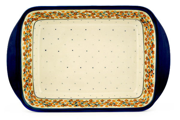Rectangular Baker with Handles 14"
