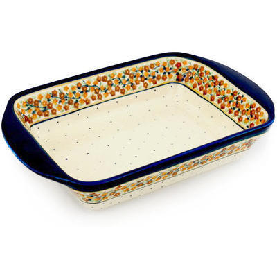 Rectangular Baker with Handles 14"