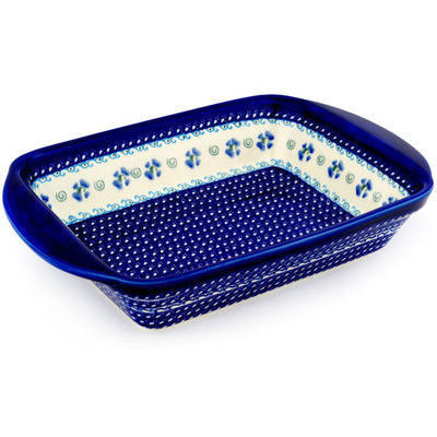 Rectangular Baker with Handles 14"