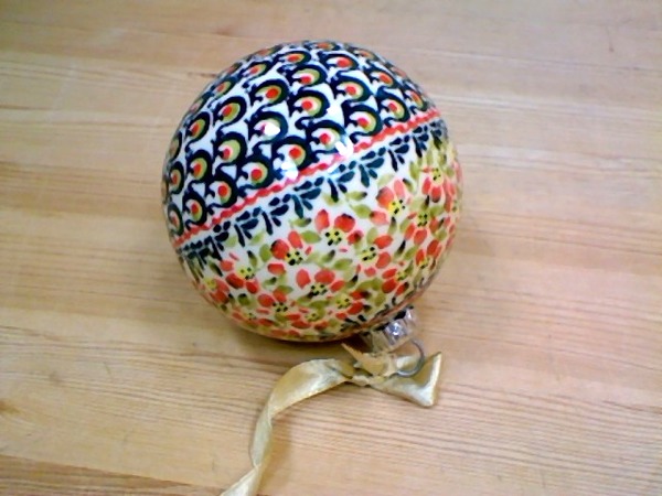 Christmas Ball Ornament 4"