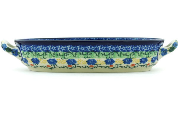 Oval Baker with Handles 9"