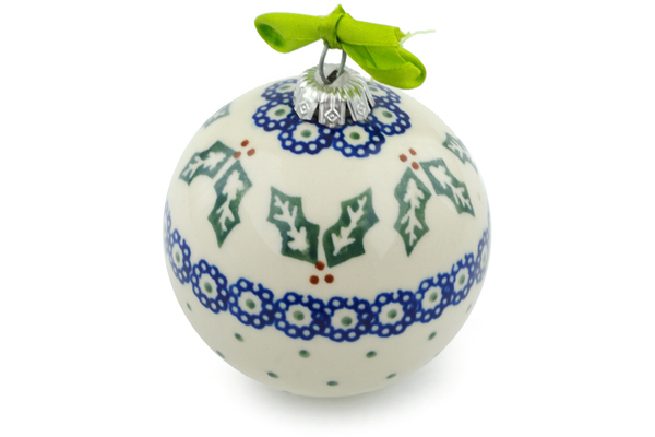 Christmas Ball Ornament 4"