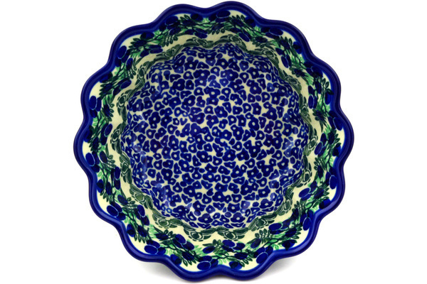 Scalloped Fluted Bowl 7"