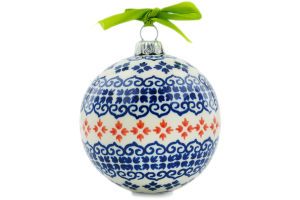 Christmas Ball Ornament 4"