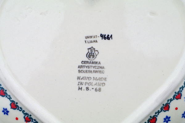 Heart Shaped Platter 9"