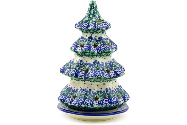 Christmas Tree Candle Holder 8"