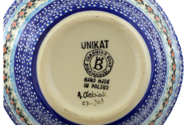 Scalloped Fluted Bowl 7"