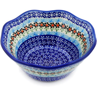 Scalloped Fluted Bowl 7"