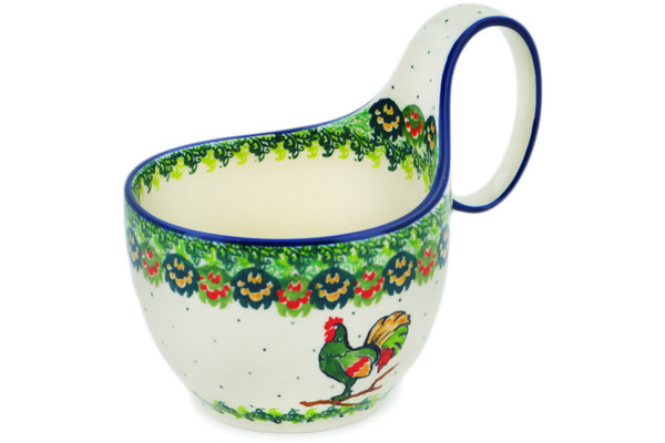 Bowl with Loop-Handle 6"