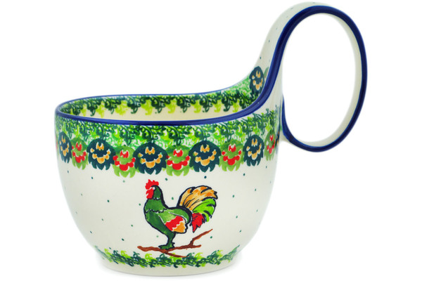 Bowl with Loop-Handle 6"