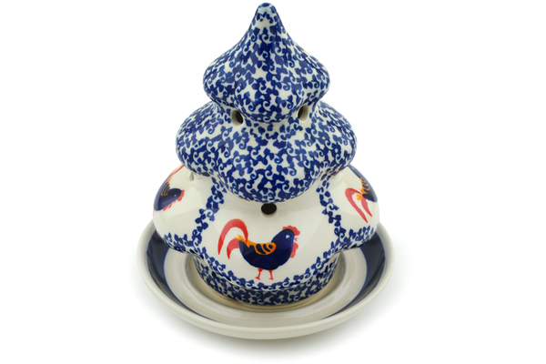 Christmas Tree Candle Holder 7"