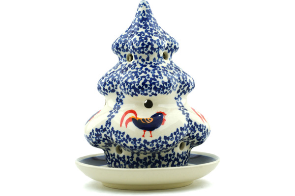 Christmas Tree Candle Holder 7"