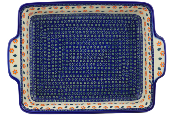 Rectangular Baker with Handles 15"