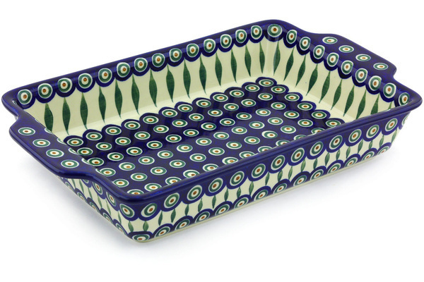 Rectangular Baker with Handles 15"