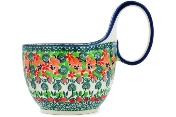 Bowl with Loop-Handle 6"