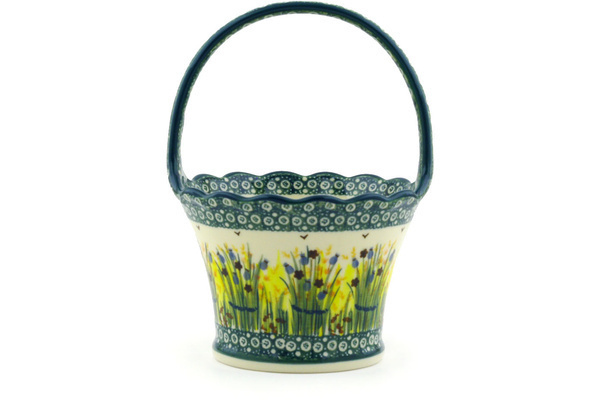 Basket with Handle 8"
