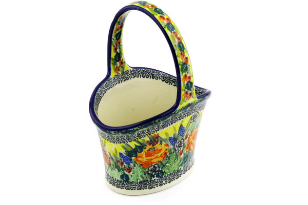 Basket with Handle 7"