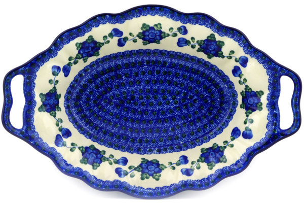 Platter with Handles 13"