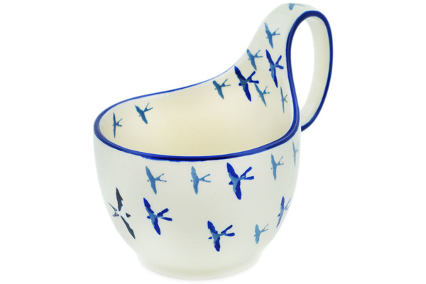 Bowl with Loop-Handle 6"