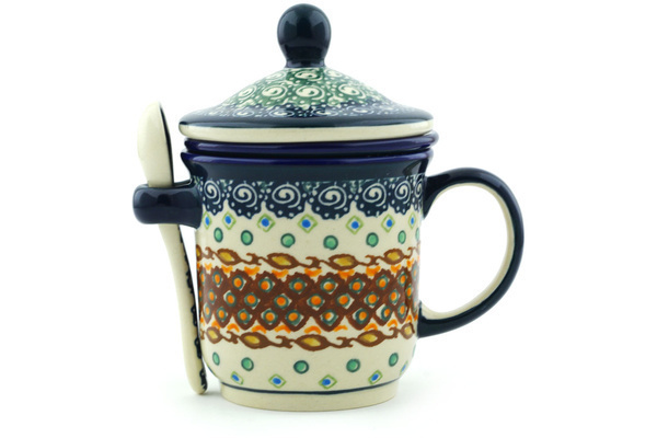 Brewing Mug with Spoon 12 oz