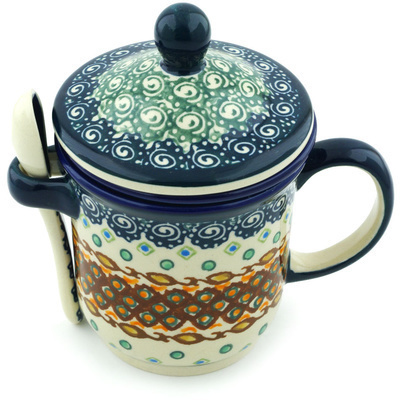 Brewing Mug with Spoon 12 oz