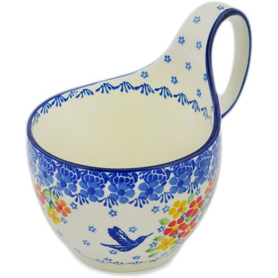 Bowl with Loop-Handle 6"