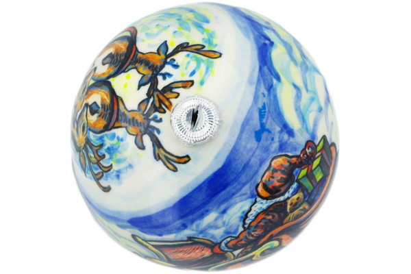 Christmas Ball Ornament 5"