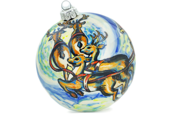 Christmas Ball Ornament 5"