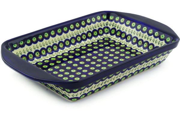 Rectangular Baker with Handles 16"