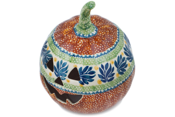 Jack O Lantern Candle Holder 6"