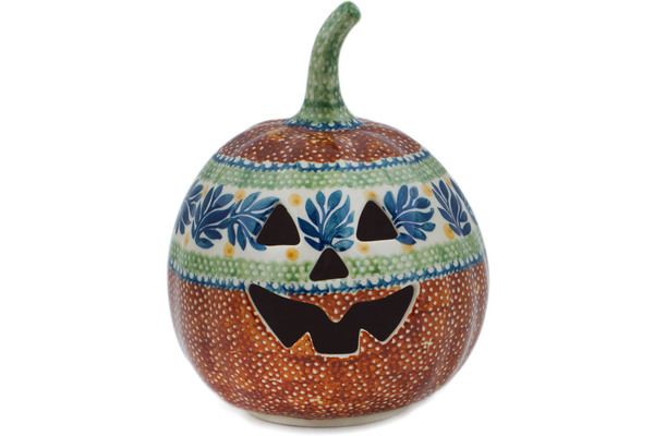 Jack O Lantern Candle Holder 6"