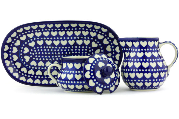 Sugar and Creamer Set 11"