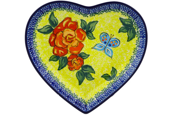 Heart Shaped Platter 7"