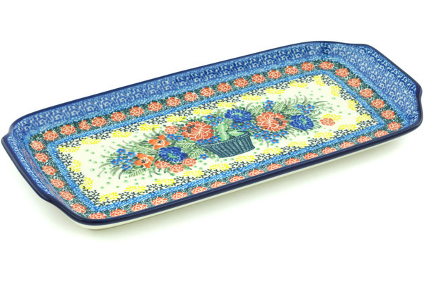 Platter with Handles 13"