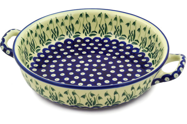 Round Baker with Handles 10-inch