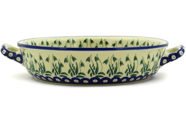 Round Baker with Handles 10-inch