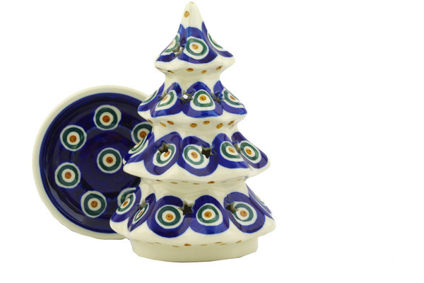 Christmas Tree Candle Holder 6"