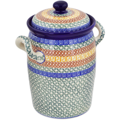 Jar with Lid and Handles