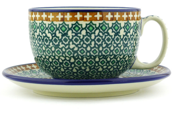 Cup with Saucer 13 oz