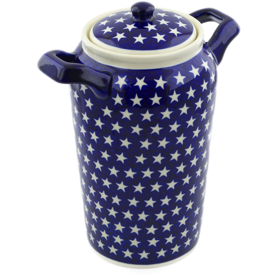 Jar with Lid and Handles 11"